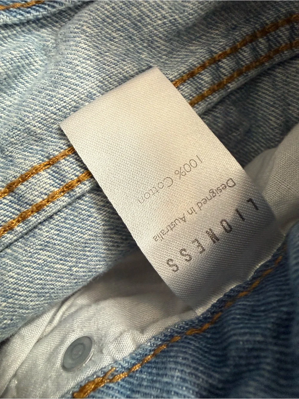 Lioness Bleach Wash Straight Leg Jeans Blue White Tie Dye High Rise Denim XXS